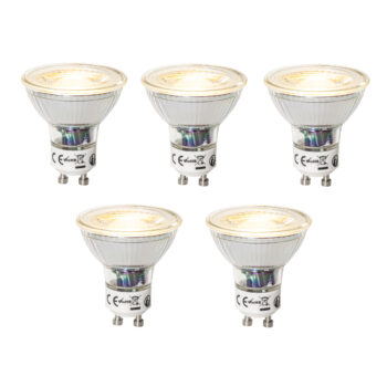 Sada 5 stmievateľných LED žiaroviek GU10 7W 600 lm 2700K