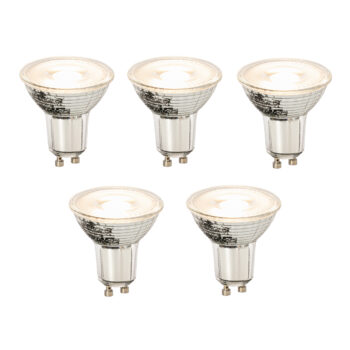 Sada 5 stmievateľných LED žiaroviek GU10 8W 660lm 3000K