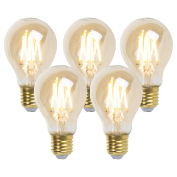 Sada 5 stmievateľných LED žiaroviek Goldline 5W 380lm 2200K