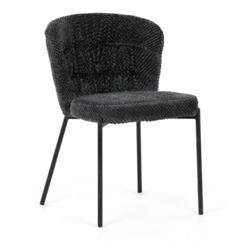 Sada jedálenských stoličiek Bouclé CT-W1077 GREY2,4 ks