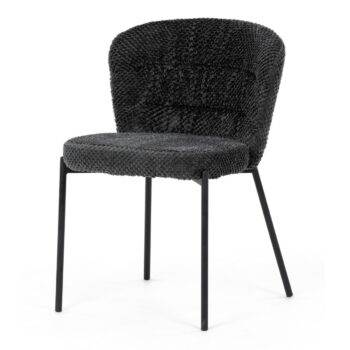 Sada jedálenských stoličiek Bouclé CT-W1077 GREY2,4 ks