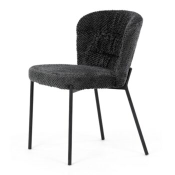 Sada jedálenských stoličiek Bouclé CT-W1077 GREY2,4 ks