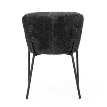 Sada jedálenských stoličiek Bouclé CT-W1077 GREY2,4 ks