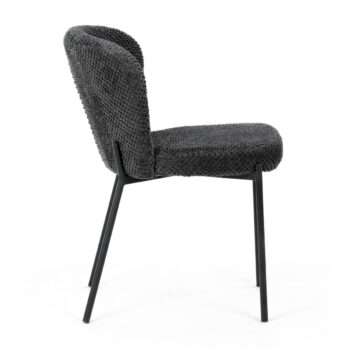 Sada jedálenských stoličiek Bouclé CT-W1077 GREY2,4 ks
