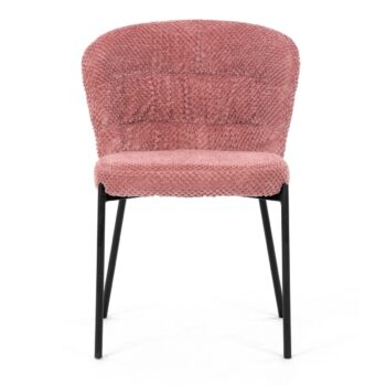Sada jedálenských stoličiek Bouclé CT-W1077 PINK2,4 ks