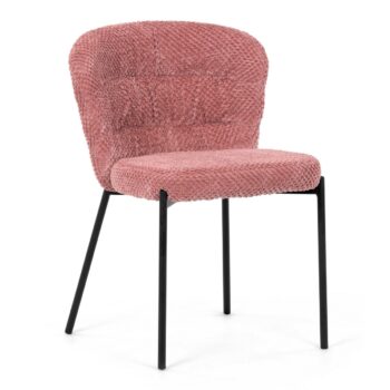Sada jedálenských stoličiek Bouclé CT-W1077 PINK2,4 ks