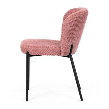 Sada jedálenských stoličiek Bouclé CT-W1077 PINK2,4 ks