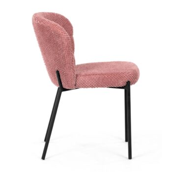 Sada jedálenských stoličiek Bouclé CT-W1077 PINK2,4 ks