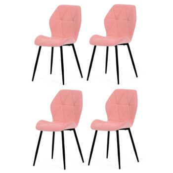 Sada jedálenských stoličiek CT-285 PINK2, 4 ks