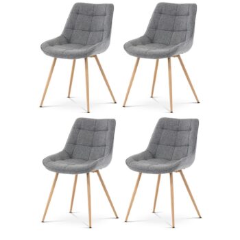 Sada jedálenských stoličiek CT-394 GREY2, 4 ks