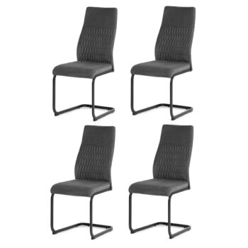 Sada jedálenských stoličiek DCL-X7018 GREY2, 4 ks