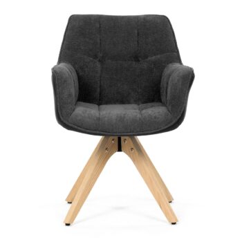 Sada jedálenských stoličiek HC-D7180 GREY2, 2 ks
