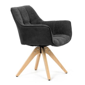 Sada jedálenských stoličiek HC-D7180 GREY2, 2 ks