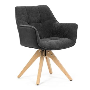 Sada jedálenských stoličiek HC-D7180 GREY2, 2 ks