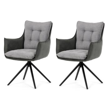Sada jedálenských stoličiek s vratným mechanizmomDCH-D1345 GREY2, 2 ks