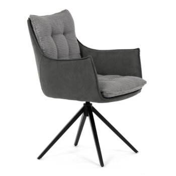 Sada jedálenských stoličiek s vratným mechanizmomDCH-D1345 GREY2, 2 ks