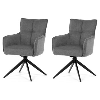 Sada jedálenských stoličiek s vratným mechanizmomDCH-P3170 GREY2, 2 ks