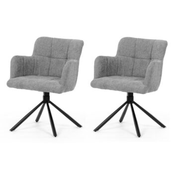 Sada jedálenských stoličiek s vratným mechanizmomDCH-T1122 GREY2, 2 ks