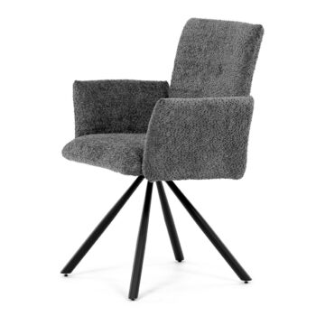 Sada jedálenských stoličiek s vratným mechanizmomDCH-W1117 GREY2, 2 ks