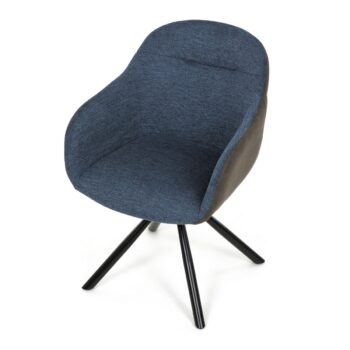 Sada jedálenských stoličiek s vratným mechanizmomDCH-Y1143 BLUE2, 2 ks