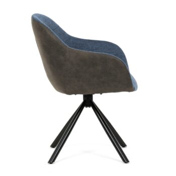 Sada jedálenských stoličiek s vratným mechanizmomDCH-Y1143 BLUE2, 2 ks