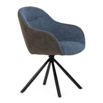 Sada jedálenských stoličiek s vratným mechanizmomDCH-Y1143 BLUE2, 2 ks