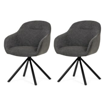 Sada jedálenských stoličiek s vratným mechanizmomDCH-Y1143 GREY2, 2 ks