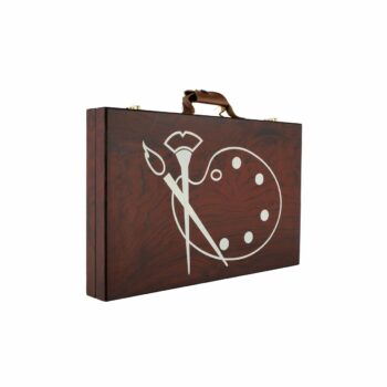 Sada na maľovanie - Art box kreatívna sada 79ks v drevenom kufríku vo fólii 37x23x5cm