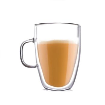 Sada šiestich dvojstenných pohárov Latte long