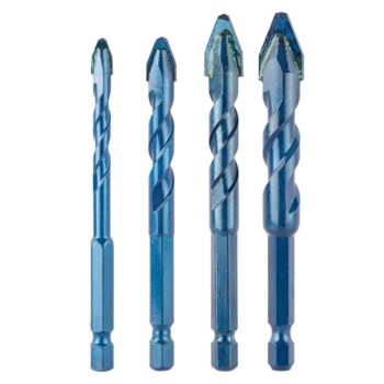 Sada univerzálnych vrtákov HEX – 4 ks (6, 8, 10, 12 mm)