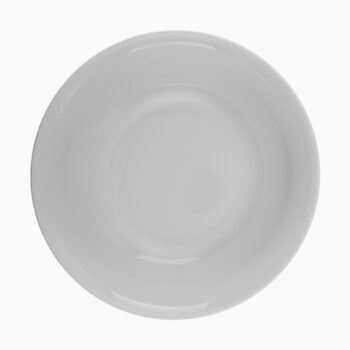 Šalátová misa z línie Basic Chic. Elegantný detail letokruhov na bielom porceláne môžete použiť na každú príležitosť. Je vhodná do umývačky riadu aj mikrovlnnej rúry.