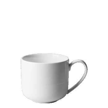 Porcelánová šálka z línie Flow je ideálna na kávu alebo čaj. Má objem 280 ml. Vďaka univerzálnemu vzhľadu ladí s každým interiérom.