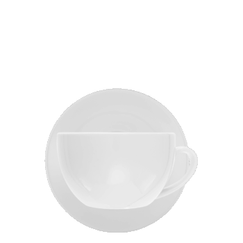 Univerzálna šálka na čaj/cappuccino z porcelánu v minimalistickom dizajne. Tento porcelán ocenia nároční zákazníci v každej domácnosti. Šálka je vhodná do umývačky riadu aj mikrovlnnej rúry.