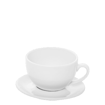 Univerzálna šálka na čaj/cappuccino z porcelánu v minimalistickom dizajne. Tento porcelán ocenia nároční zákazníci v každej domácnosti. Šálka je vhodná do umývačky riadu aj mikrovlnnej rúry.