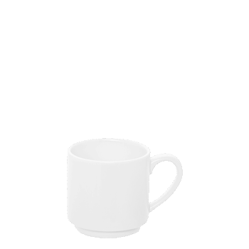 V jednoduchosti je krása. Univerzálna šálka na espresso z porcelánu v minimalistickom dizajne. Tento porcelán ocenia aj nároční zákazníci v každej domácnosti. Je vhodný do umývačky riadu aj mikrovlnnej rúry. Šálka je stohovateľná. Dobre sa skladuje vďaka tomu, že šálky do seba ideálne zapadajú.