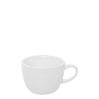 Univerzálna šálka na kávu z porcelánu v minimalistickom dizajne je vhodná pre všetky príležitosti spojené so stolovaním. Tento porcelán ocenia nároční zákazníci v každej domácnosti. Šálka je vhodná do umývačky riadu aj mikrovlnnej rúry.