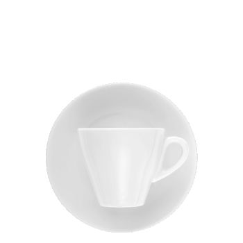 V jednoduchosti je krása. Šálka na espresso z porcelánu v minimalistickom dizajne. Tento porcelán ocenia nároční zákazníci v každej domácnosti. Šálka je vhodná do umývačky riadu aj mikrovlnnej rúry.