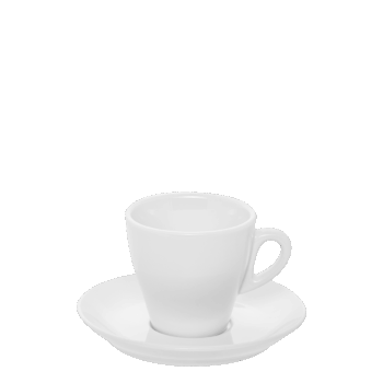 Šálka na kávu z porcelánu v minimalistickom dizajne. Tento porcelán ocenia nároční zákazníci v každej domácnosti. Šálka je vhodná do umývačky riadu aj mikrovlnnej rúry.