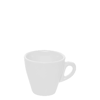 Šálka na kávu z porcelánu v minimalistickom dizajne. Tento porcelán ocenia nároční zákazníci v každej domácnosti. Šálka je vhodná do umývačky riadu aj mikrovlnnej rúry.