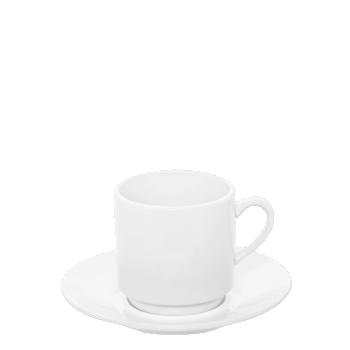 Univerzálna šálka na kávu z porcelánu v minimalistickom dizajne. Tento porcelán ocenia aj nároční zákazníci v každej domácnosti. Je vhodný do umývačky riadu aj mikrovlnnej rúry.