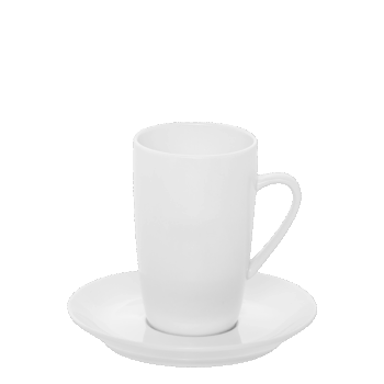 Univerzálna šálka z porcelánu v minimalistickom dizajne. Tento porcelán ocenia nároční zákazníci v každej domácnosti. Šálka je vhodná do umývačky riadu aj mikrovlnnej rúry.