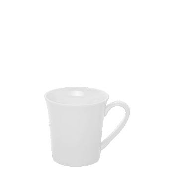 Univerzálna šálka na kávu/čaj z porcelánu v minimalistickom dizajne. Tento porcelán ocenia aj nároční zákazníci v každej domácnosti. Je vhodný do umývačky riadu aj mikrovlnnej rúry.