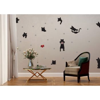 Samolepiaca dekorácia Cats, 42,5 x 65 cm
