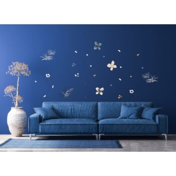 Samolepiaca dekoracia Vector Graphics Florals, 42,5 x 65 cm