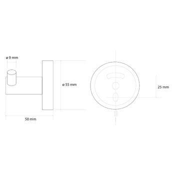 Sapho XR202GB X-Round Gold dvojháčik, zlatá