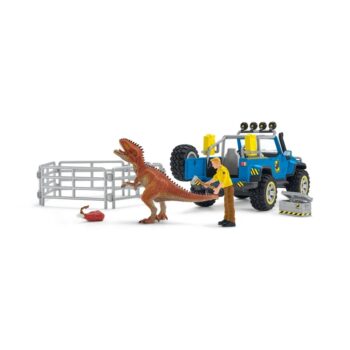 Schleich 41464 Terénne vozidlo s vonkajším výbehom pre dinosaura