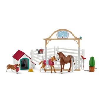 Schleich 42458 Hosťujúce kone, Hannah s fenkou Ruby, 40 x 30 x 20 cm
