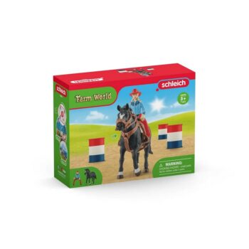 Schleich 42576 Kovbojský závod okolo barelov