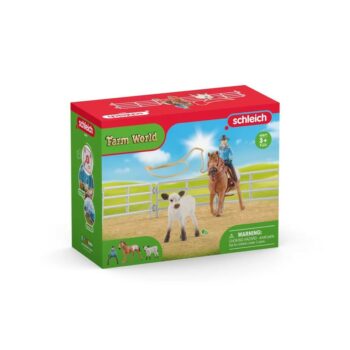 Schleich 42577 Kovbojská zábava s lasmi, 15 x 19 x 8 cm