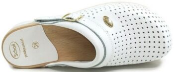 Scholl CLOG S/COMF - zdravotné pantofle PROFESIONAL veľ. 36, biela, 36 EU